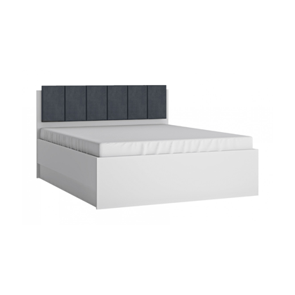 Bed 160 with Lift – White Alpin & High Gloss