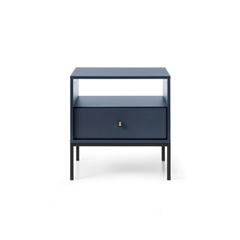 Nightstand 1 Drawer – Navy Blue