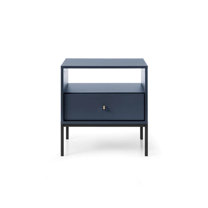 Nightstand 1 Drawer – Navy Blue