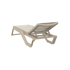 Sun lounger - Taupe