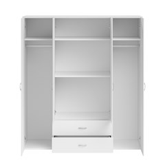 Wardrobe Cabinet - White
