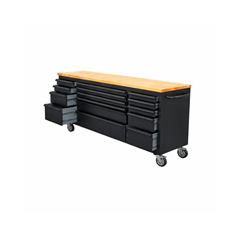 72 Black Tool Chest Black Powder Coating