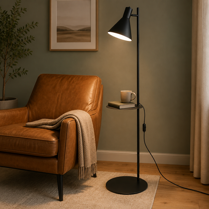 Floor Lamp Jump - Black