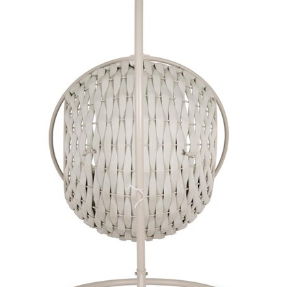 Hang Armchair With Cushion - Beige & Light Grey
