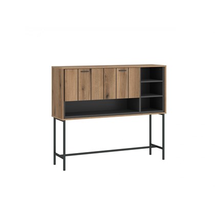 Bar Cabinet 1K – Oak & Anthracite