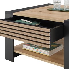 Coffee Table - Artisan Oak & Black