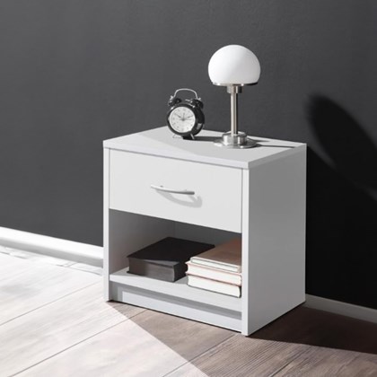 Bedside Cabinet - White