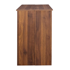 Extendable Dining Table Wood Grain Finish