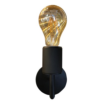 Wall Lamp E27 W120 H250mm - Black