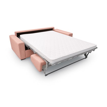 3-Seater Sofa Bed Mod – Light Pink