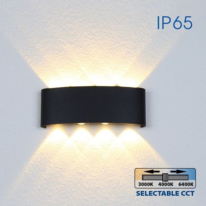 Outdoor LED Wall Light - Black