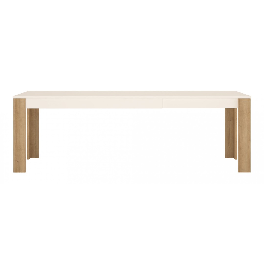 Extendable Dining Table – Riviera Oak Light & White