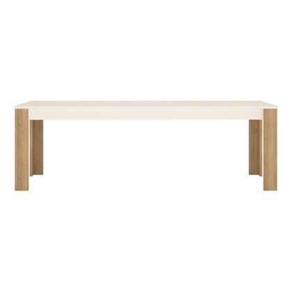 Extendable Dining Table – Riviera Oak Light & White