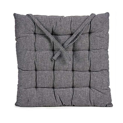Dark Grey Plain Cushion