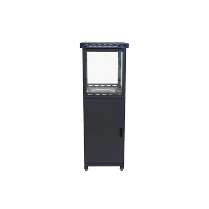 Square Fire Pit with Glass Top – Matt Black