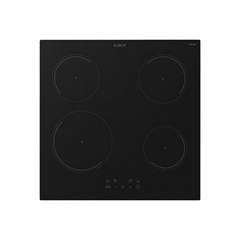 Induction 4 Zones Glass Ceramic Hob - Black