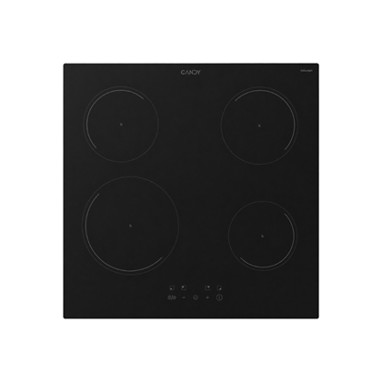 Induction 4 Zones Glass Ceramic Hob - Black