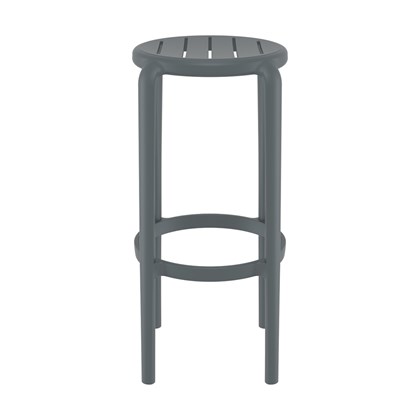 Bar Stool  Dark Grey  75Cm