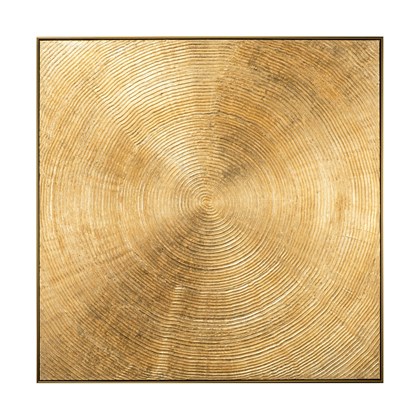 Golden Rays Acrylic Painting 102.5x102.5 cm