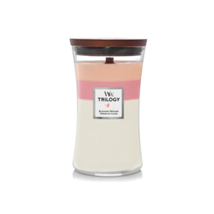 Blooming Orchard - Trilogy Large Candle with Hearth wick Flame