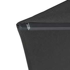 Rectangular Parasol W300 x D200 cm – Anthracite Grey Fabric and Frame