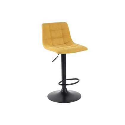 Barstool Fabric Mustard & Black