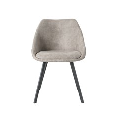 Dining Chair Microfiber - Light Grey