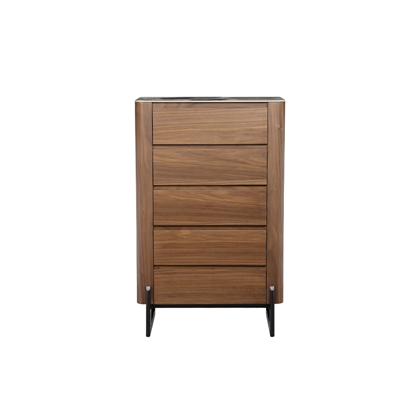 Tallboy Walnut Veneer with Ceramic Top