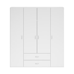 Wardrobe Cabinet - White