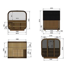 Sauna Zen Thermowood