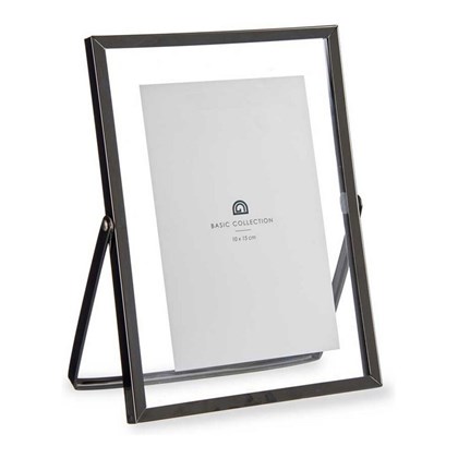 10x15cm Black Metal Photoframe