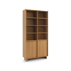 Carmel Oak Bookshelf – Warm Caramel Oak