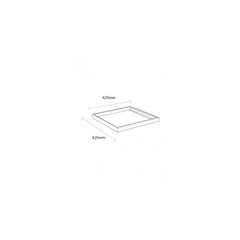 LED Panel Frame – White
