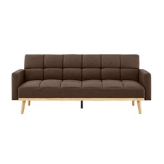 Sofa Bed 3-Seater - Brown