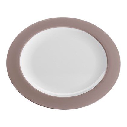 Eat Pop Dinner Plate - Dove Grey