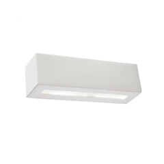 Vega Wall Light – White & Silver