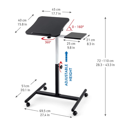 Adjustable Laptop Table Stand Desk