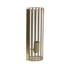 Wall Lamp 13x13x41cm Antique Bronze Glass