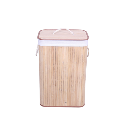 Laundry Basket Bamboo 40x30x60