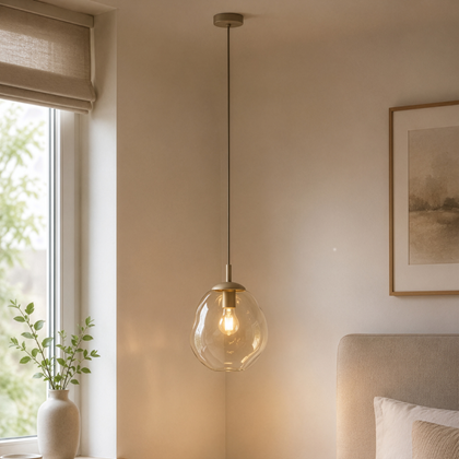 Hanging Lamp – Cognac & Sabia