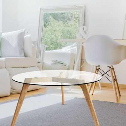 Round Glass Coffee Table