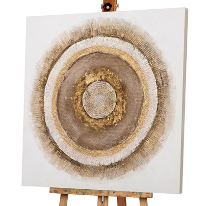 Mandala Nature Acrylic Painting 100x100 cm
