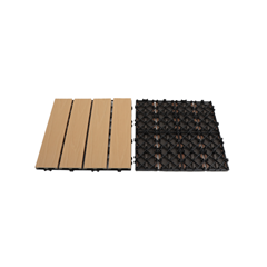 Outdoor WPC Tiles 30x30x2.1 cm – Maple Wood