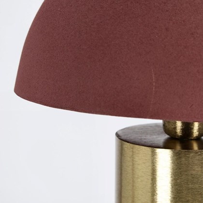 Ishan Red Table Lamp H40