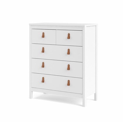 Madrid Chest 3&2 Drawers White Depth 38cm