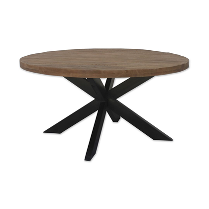 Brix Sturdy Round Dining Table 140 cm