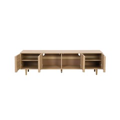 TV Stand - Modern Slatted