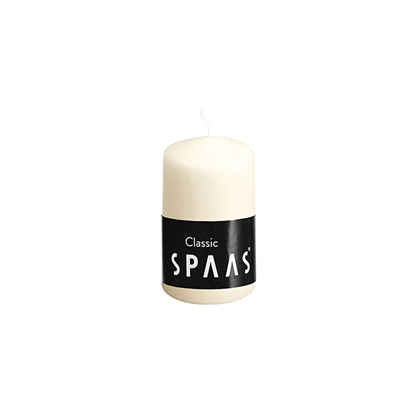 Spaas Pillar Candle In Ivory 6Cm X 10Cm