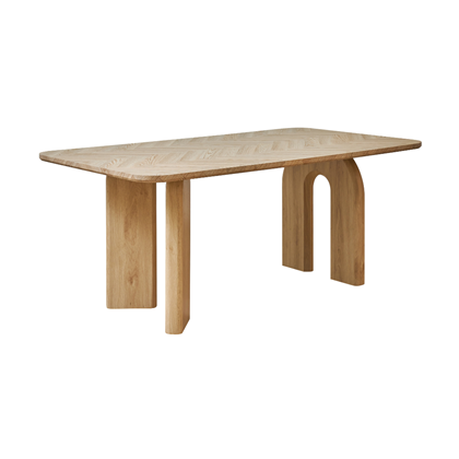 Dining Table MDF Top & Legs – Wood Grain
