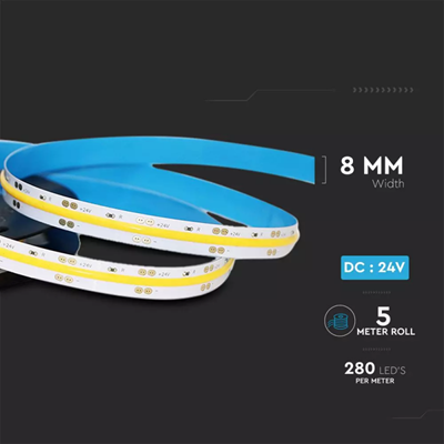 LED Strip Light  24V 10W-M IP20 - 3000K